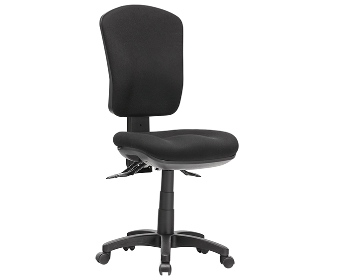 AQUA HIGH BACK Ergonomic Task Chair METRO BLACK FABRIC