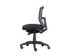 Rapidline Ergonomic Heavy Duty Operator Mesh Back Chair 450-540Mmh X 520Mmw X 490Mmd Black