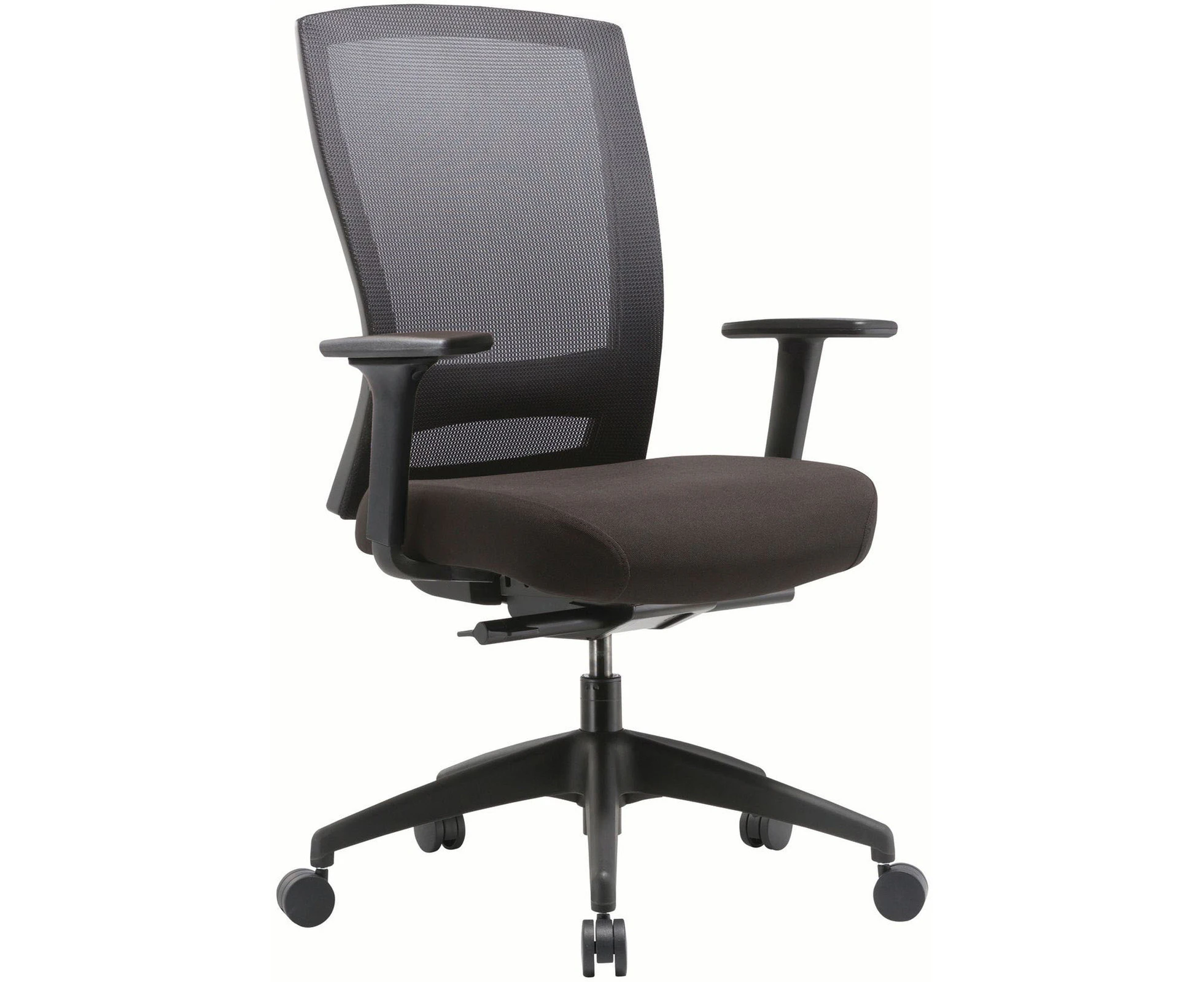 Buro Mentor Chair With Arms Black