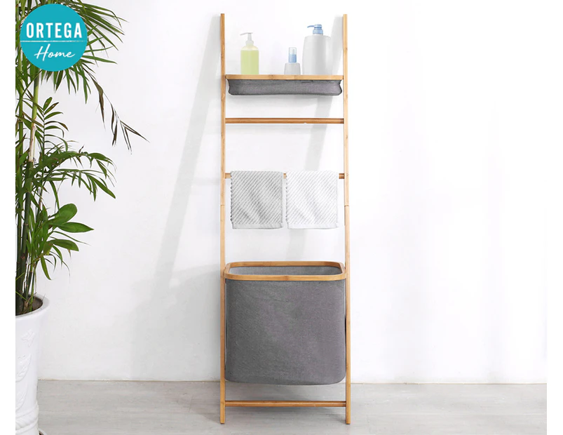 Ortega Home Storage Laundry Ladder - Grey