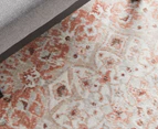 Rug Culture 290x200cm Emotion 77 Silk Look Transitional Rug - Peach