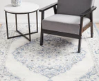 Rug Culture 290x200cm Emotion 77 Silk Look Transitional Rug - Blue