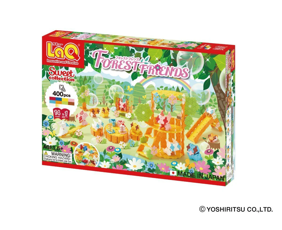 Laq Sweet Collection Forest Friends 14 Models, 400 Pieces