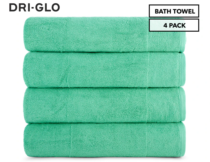 Dri-Glo Bondi Aerocore Bath Towel 4-Pack - Turquoise