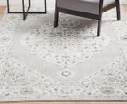 Rug Culture 330x240cm Emotion 77 Silk Look Transitional Rug - Silver