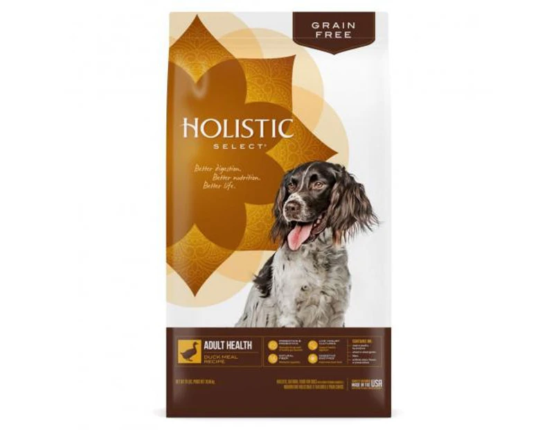 Holistic Select Grain Free Adult Health Duck Dry Dog Food 10.9kg