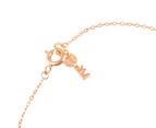Michael Kors Padlock Necklace & Earring Set - Gold