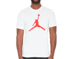Nike Men's Jordan Jumpman SS Crew Tee / T-Shirt / Tshirt - White/Infrared
