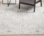 Rug Culture 290x200cm Emotion 77 Silk Look Transitional Rug - Silver