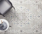 Rug Culture 230x160cm Emotion 77 Silk Look Transitional Rug - Silver