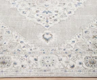 Rug Culture 290x200cm Emotion 77 Silk Look Transitional Rug - Silver