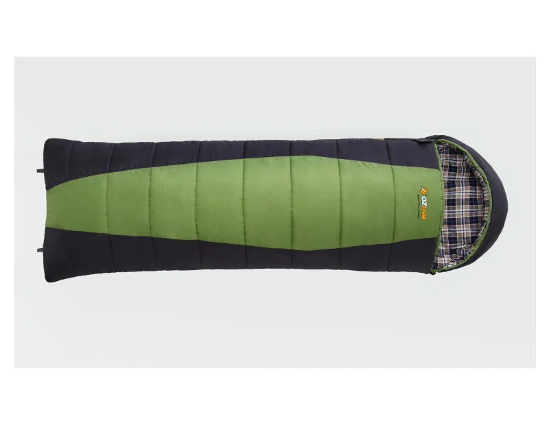 Oztrail Alpine View Jumbo -12C Sleeping Bag | Green