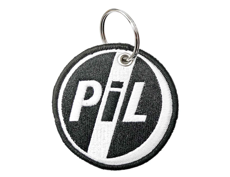 Pil Public Image Ltd Keyring Keychain Patch Circle Logo  Official - Multi