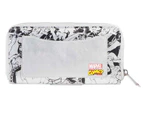 Marvel Comics Purse Classic Logo All Over Print  Official  Zip Around