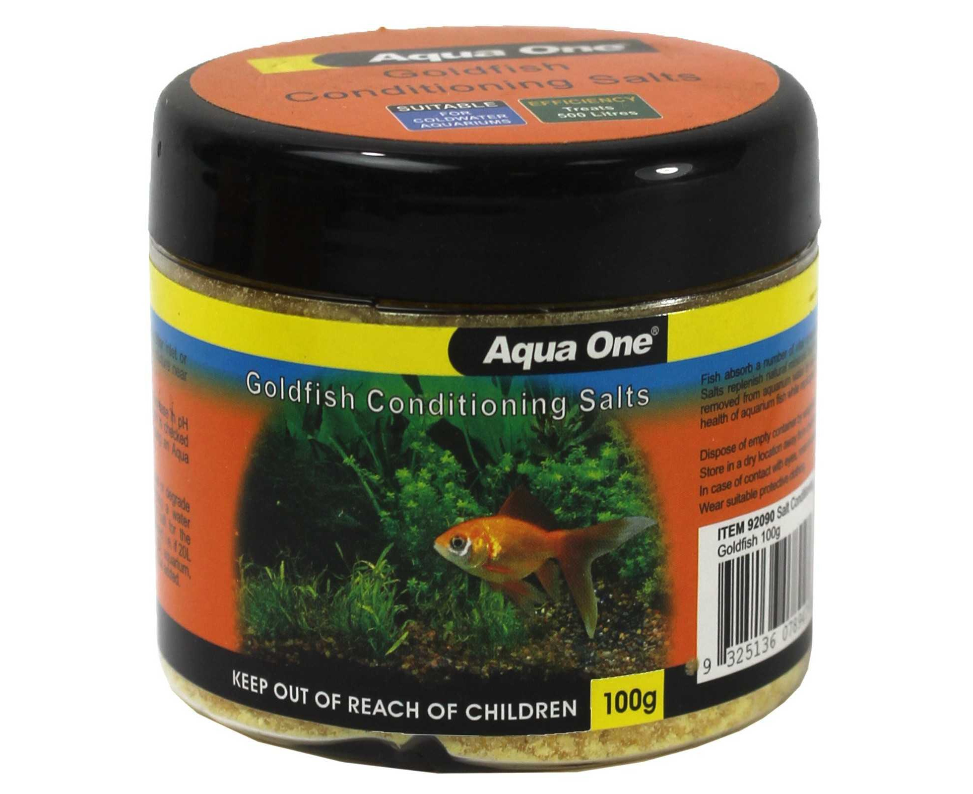 Aquarium Goldfish Conditioning Salt 100g 250g 500g Sizes Fish Tank Aqua One  