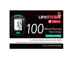 LifeSmart Two Plus Blood Glucose Test Strips 100