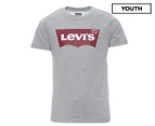 Levi's Youth Boys' Batwing Tee / T-Shirt / Tshirt - Grey