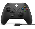 Xbox Wireless Controller Carbon Black + USB-C Cable (Xbox Series X/S)