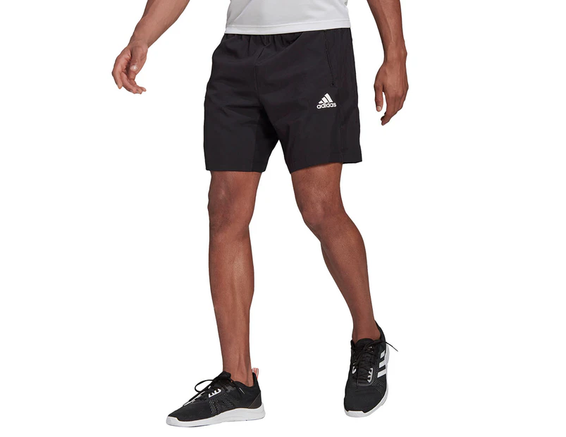 Adidas Men's AEROREADY Designed 2 Move Woven Sport Shorts - Black