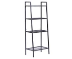 West Avenue 4-Tiered Metal Plant Stand - Black