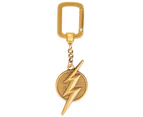 The Flash Justice League Gold Logo Keychain
