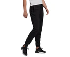 Adidas Women's Essentials French Terry Logo Pants / Trackpants - Black/White