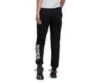 Adidas Women's Essentials French Terry Logo Pants / Trackpants - Black/White