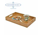 Sherwood Bamboo Breakfast In Bed Serving Tray With Handle Natural Brown