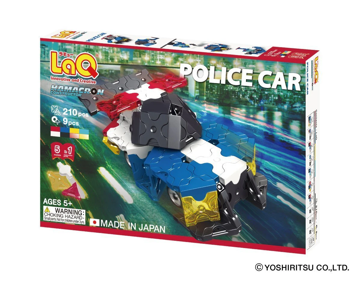 Laq Hamacron Constructor Police Car 5 Models, 210 Pieces