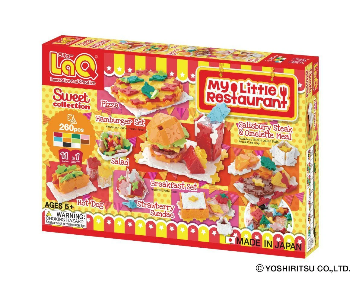 Laq Sweet Collection My Little Restaurant 11 Models, 260 Pieces