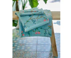 PIP Studio Les Fleurs Cotton Bath Towel - Blue