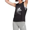 Adidas Women's Essentials Stacked Logo Tank Top - Black 1