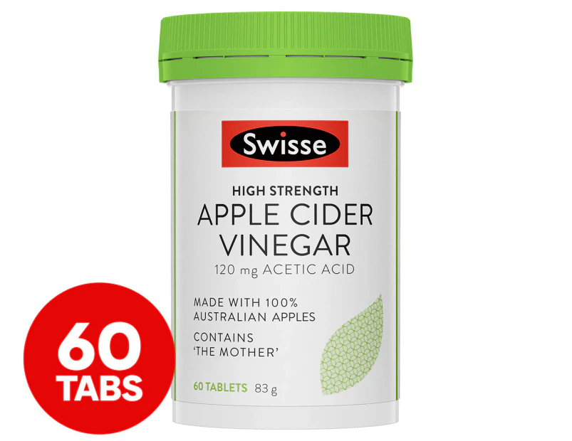 Swisse High Strength Apple Cider Vinegar 60 Tabs
