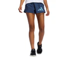 Adidas Women's Pacer Badge Of Sport Woven Shorts - Crew Navy/Hazy Blue