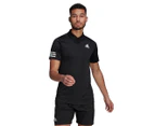 Adidas Men's Club 3-Stripes Polo Shirt - Black/White
