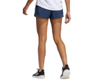 Adidas Women's Pacer Badge Of Sport Woven Shorts - Crew Navy/Hazy Blue