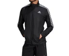 Adidas Men's Marathon 3-Stripes Jacket - Black/White