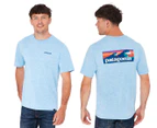 Patagonia Men's Capilene Cool Daily Graphic Tee / T-Shirt / Tshirt - Blue