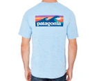 Patagonia Men's Capilene Cool Daily Graphic Tee / T-Shirt / Tshirt - Blue