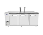 Atosa Three Door Keg Cooler SM-MKC90 Beer Dispensers - Stainless Steel