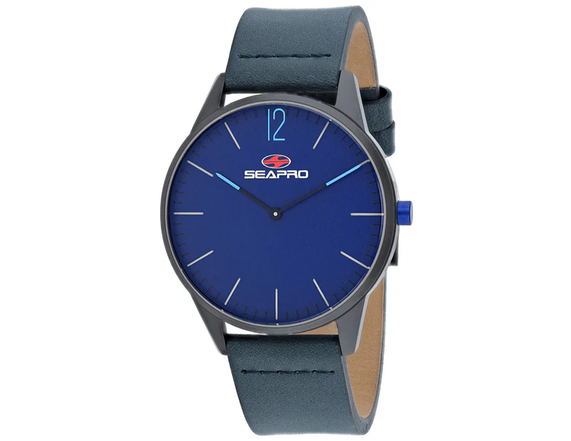 Seapro Men's Black hole Blue Dial Watch - SP0105