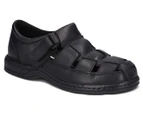 Hush Puppies Men's Roman Leather Shoes - Black