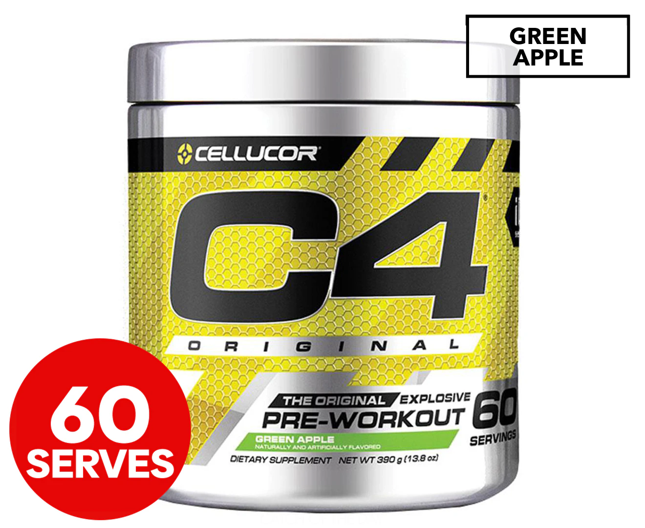 Cellucor C4 Original Pre-Workout Green Apple 60 Serves