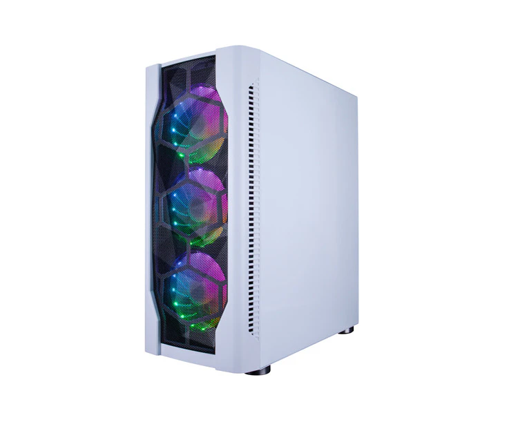 1st Player DK Series D4 ATX Metal Mesh PC Computer Gaming Case White