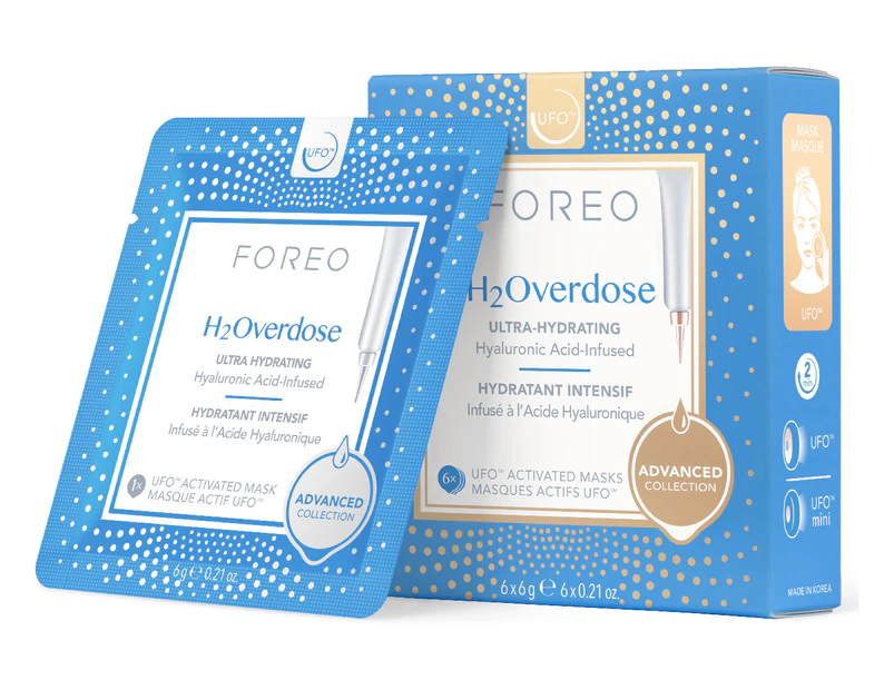 Foreo H2O Overdose UFO Activated Masks 6-Pack