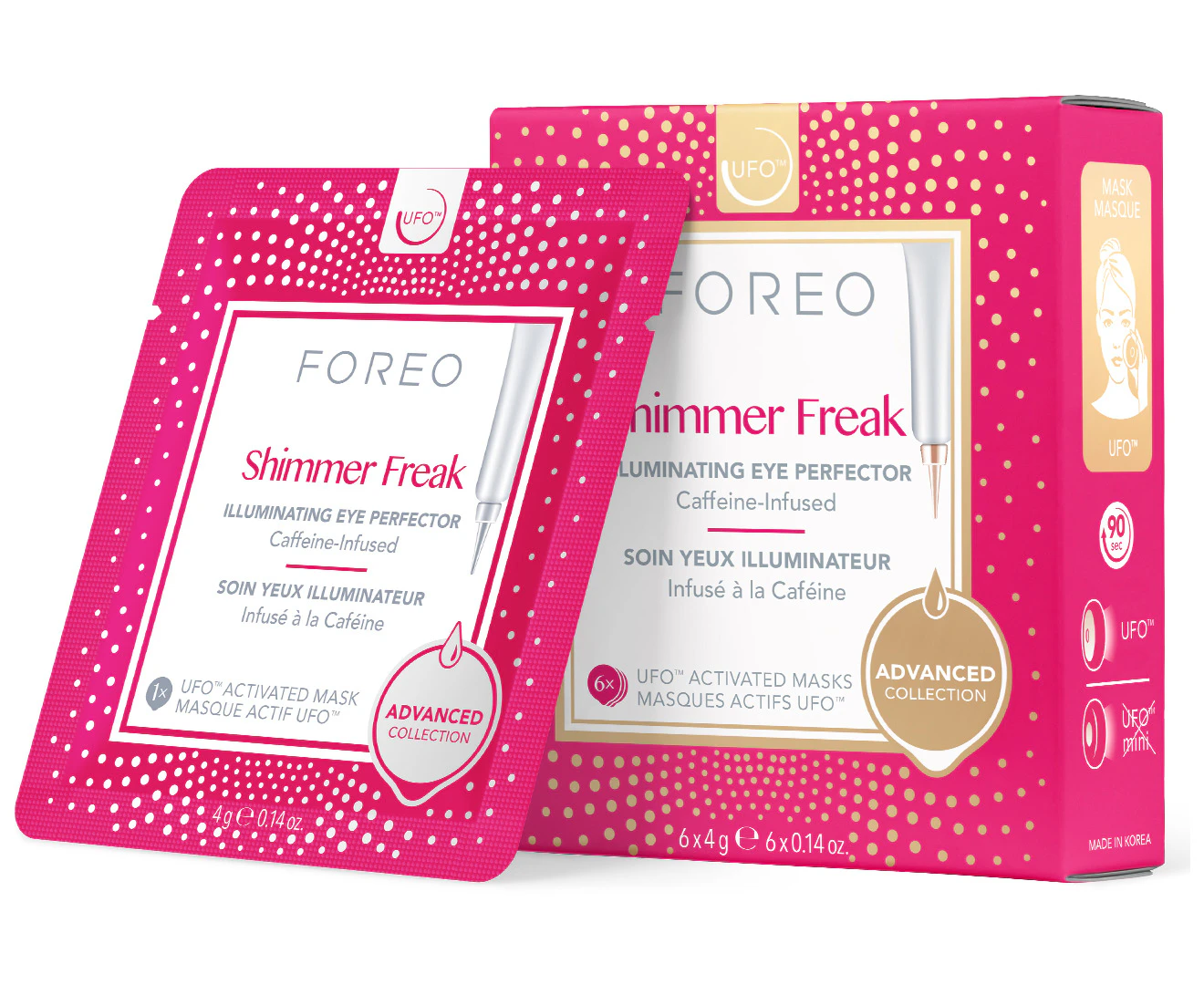 Foreo Shimmer Freak UFO Activated Masks 6-Pack