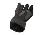 Mountain Warehouse Mens Windproof Extreme Gloves with Water-Resistant - Dark Grey