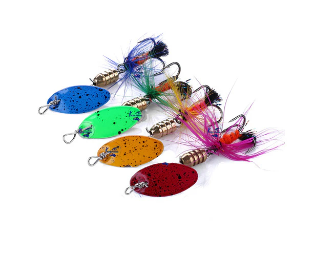 Spinners Fishing Lure, Double Spinner Lure, Spinner Lure Baits