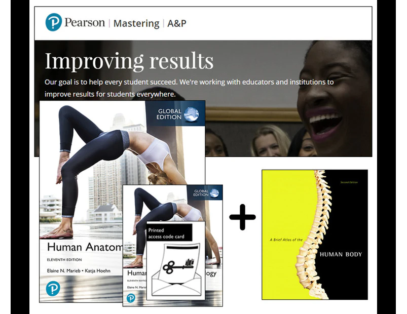 Human Anatomy & Physiology, Global Edition + A Brief Atlas of the Human Body + Mastering A&P with eText