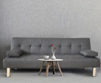 Casa Decor Sofia 2-in-1 Sofa Bed - Grey